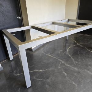 Parsons Style Metal Table Base for Heavy Stone Top