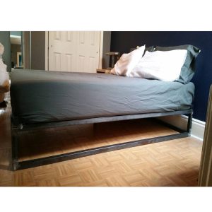 Custom Metal Bed Frame, Platform Style