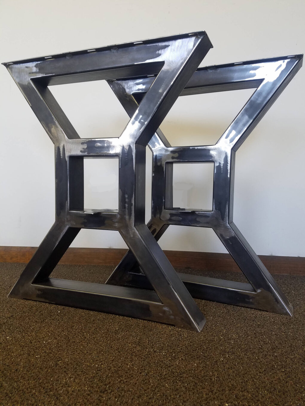 X-Beam Style Steel Table Legs