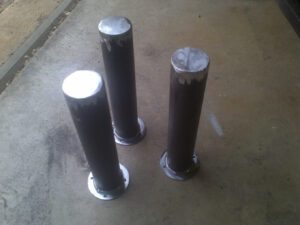 Round Metal Post Legs, Metal Table Legs for Dining Table