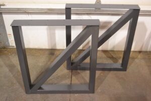 Cross Brace Style Metal Desk Legs