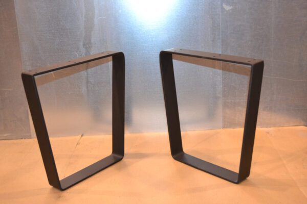 Bent Trapezoid Style Metal Coffee Table Legs