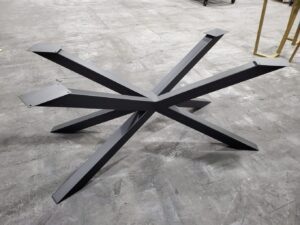 Spider Style Metal Dining Table Base, Metal Dining Table Legs