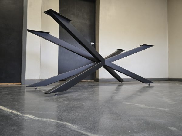 Spider Style Metal Table Base for Stone Top