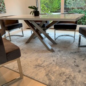 Brushed Stainless Criss Cross (3)