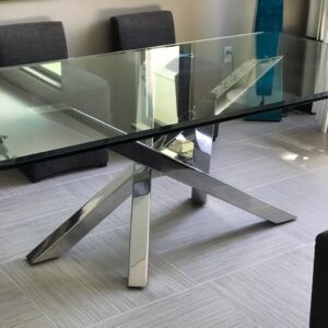Polished Criss Cross Base