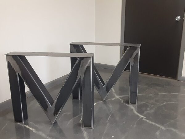 M Shaped Metal Kitchen Table Legs For Wood Top