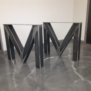 M Shaped Metal Table Legs For Wood Top