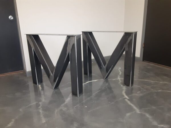 M Shaped Metal Table Legs For Wood Top