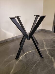 V-Style Metal Coffee Table Base