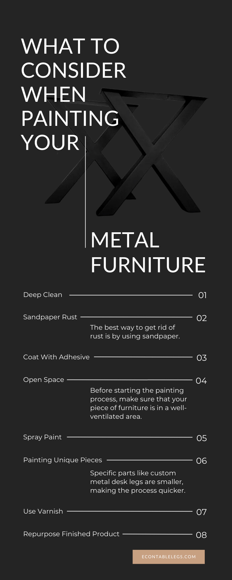 What To Consider When Painting Your Metal Furniture