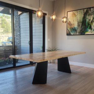 Architectural metal table legs