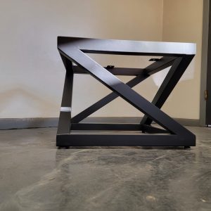 Square-Z Black Custom Metal Table Base