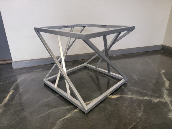 Twisted Square Metal Coffee Table Base