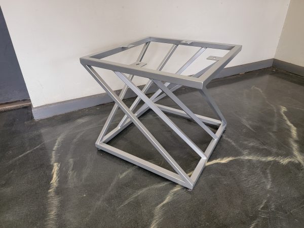 Twisted Square Metal Side Table Frame