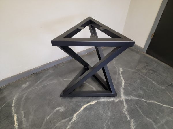 Triangular Z-Shaped Metal Kitchen Table Base