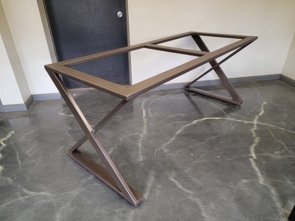 Zig Zag Style Metal Table Base, For Glass Top, Metal Table Legs