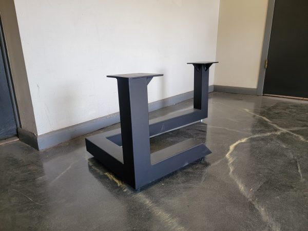 Fragmented Style Metal Coffee Table Base for Wood Top