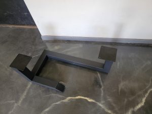 Fragmented Style Metal Coffee Table Legs