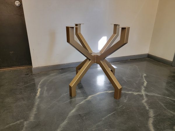 Spider Trestle Style Custom Metal Table Legs for Stone Top