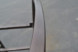 Vein Powder Coated Finish on Metal Furniture Base