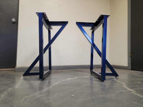 Crossover Style Metal Table Legs