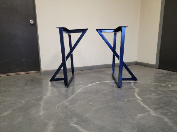 Crossover Style Metal Desk Legs