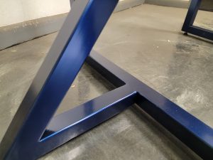 Crossover Style Metal Table Legs with high attention to detail