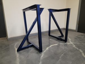 Crossover Style Modern Metal Table Legs