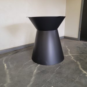 Rolled Tulip Style Custom Metal Table Base for Marble Top