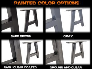 Painted color options for metal table legs and bases 2 of 2