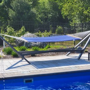 Architectural Style Heavy Duty Outdoor Hammock Stand for Pool Deck