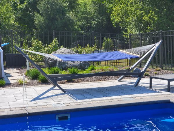 Architectural Style Heavy Duty Outdoor Hammock Stand for Pool Deck