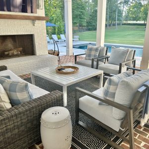 Aluminum Patio Coffee Table