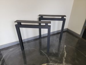 Heavy Duty Riser Style Metal Desk Legs