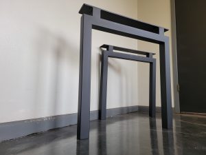 Riser Style Custom metal Table Legs