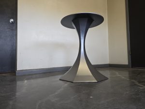 Octagon Tulip Style Metal Table Base for Wood Top