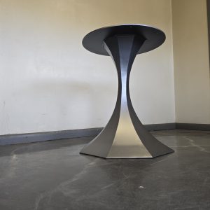 Octagon Tulip Style Metal Table Base for Wood Top