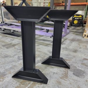 I-Beam Style Metal Table Legs, Industrial Style for dining table