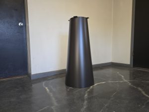 Cone Style Metal Pedestal Base for Wood Dining Table