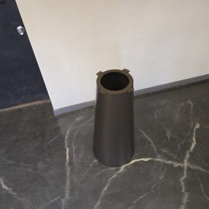 Cone Style Metal Pedestal Base for Wood Dining Table