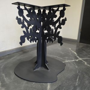 Custom Tree Style Metal Table Base for Wood Dining Table