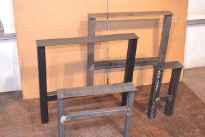 Various Sizes of our H-Frame Style Metal Table Legs