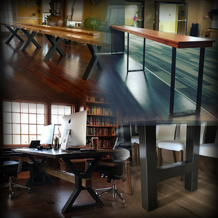 Metal Table Legs Collage of High End, Custom Made Metal Legs for All Applications